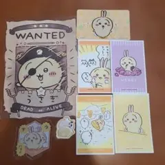 ちいかわうさぎポストカードシールステッカー