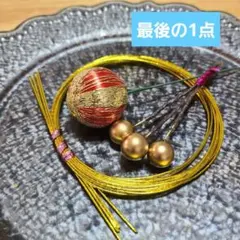 赤和装パーツセット玉飾り水引髪飾り卒業式袴成人式結婚式袴和玉組紐水引