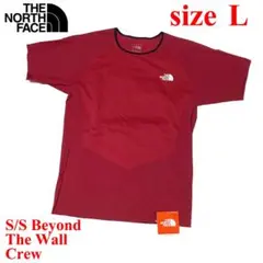 新品　Lサイズ　ノースフェイス　Tシャツ ビヨンドザウォール クルー　レッド