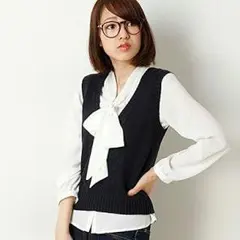 セシルマクビー　ニットベスト　ブラウス　セット売り