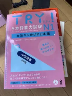 TRY! 日本語能力試験 N1 文法から伸ばす日本語 中国語版