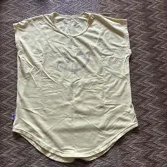 ミカノ　ラインストーンTシャツ　レモンイエローのサムネイル
