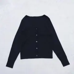 B5-4211　カーディガン　リブ編み　Vネック　シンプル　着回しやすい