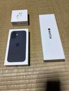 iPhone 16 + AirPods + Apple Watch 化粧箱セット