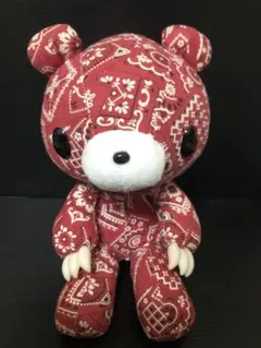 グル～ミ～ぬいぐるみ（バンダナVer.） 赤いバンダナ柄のぬいぐるみ