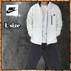 NIKE ダウンジャケット　ナイロンジャケット　古着Lサイズ ジャケット 中綿