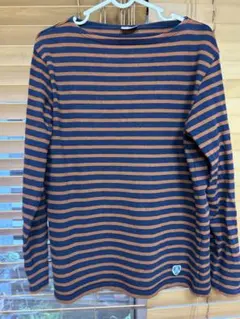 オーシバル　オーチバル　バスクシャツ　ネイビーブラウンボーダー　カットソー　3