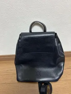 クレージュ オールレザーリュック バックパック ロゴ ゴールド y2k 