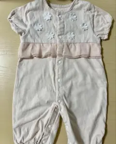 花モチーフ　ロンパース　50-70