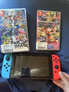 Nintendo Switch 本体 青/赤　カセット