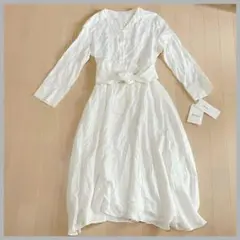 【新品】 Mila Owen ミラオーウェン ロング シャツ ワンピース 0