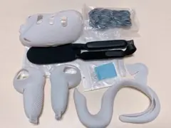 ★ゲーム用品 Quest 3 アクセサリセット カバー シリコン 白色 7点のサムネイル