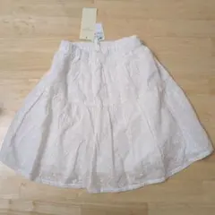 【新品タグ付】サマンサモスモス 白スカート 120〜130cm 夏服 女の子のサムネイル