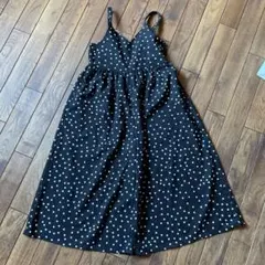 GU ドット柄　サロペット　130