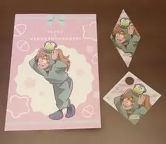 忍たま乱太郎 アモカフェ サンリオ 特典 ポストカード ピック タグ 伊作