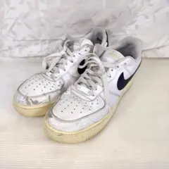 NIKE ナイキ ホワイト×ネイビーブルー エアマックス 28.5㎝ メンズ