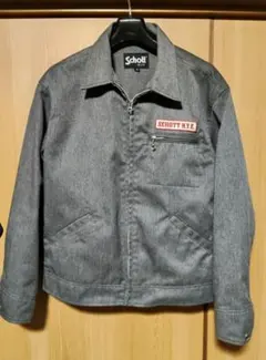 SCHOTT TCワークジャケット　グレー　M　ショット　ブルゾンのサムネイル