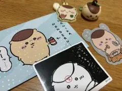 【ちいかわ】ステッカー＆キーホルダーセット【くりまんじゅう】