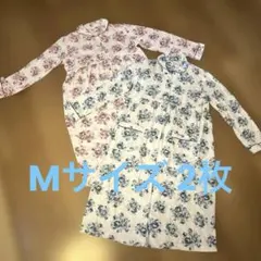 【美品】パジャマ　ワンピース　前開き　2枚セット