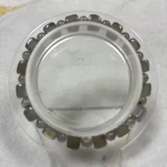 天然石ラブラドライト キューブブレスレット