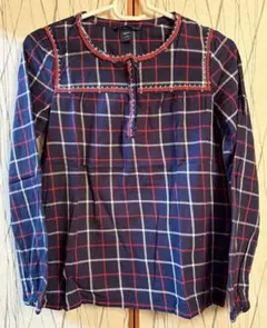 GapKids チェック柄長袖シャツ　150