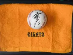清原和博 5番 読売ジャイアンツ　サインボール・タオルセット Amazon | 読売巨人軍 ジャイアンツ 清原 和博 5 直筆サイン