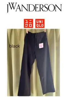 ■uniqlo jw Anderson ウールブレンドパンツ 黒 廃番 希少