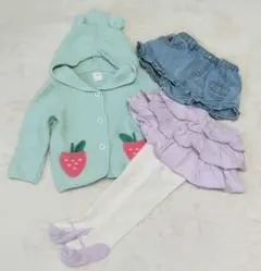 babygapカーディガン6-12monthsベビーギャップ70~80cm3点
