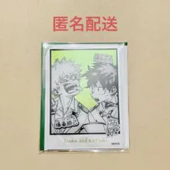 ヒロアカ 箔入りアクリルカード 緑谷出久 爆豪勝己