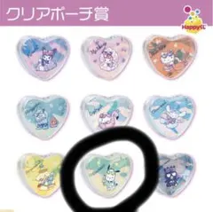 サンリオキャラクターズ  ナイトプール  ポチャッコ  クリアポーチ