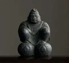 【産霊なる大国主像 大黒天習合の姿 木彫約10㎝】仏像民間信仰郷土玩具仏教美術 産霊なる大国主像 大黒天習合の姿 木彫約10㎝】仏像民間信仰郷土玩具