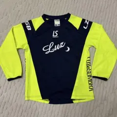 Luz e Sombra 長袖シャツ ネイビーイエロー 150 ルースイソンブラ