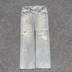 vintage y2k ブラックデニム　ダメージデニム　雰囲気◎