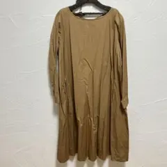 ニコアンド　　長袖ワンピ