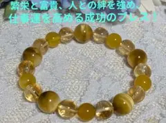 天然石　ブレスレット　シトリン　ゴールデンタイガー　14〜15cm　No.231 天然石 ブレスレット シトリン ゴールデンタイガー 14〜15cm No.231