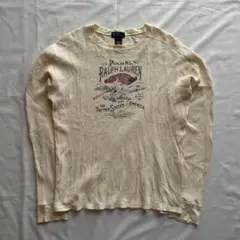 90s Polo Ralph Lauren サーマル USA 星国旗 レアのサムネイル