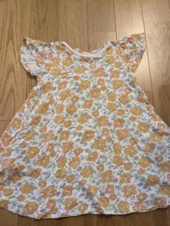 美品☆Biquette Club 花柄ノースリーブワンピース 110