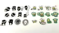 サンリオ　フレークステッカー　シール　けろっぴ　ばつ丸　おすそ分け