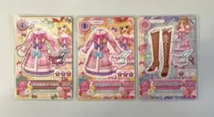 アイカツ 星宮いちご トリプルコートリボンワンピ3枚セット