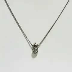 【送料込み】ネックレス ビーズ メッキ？ シルバー？ 星 丸型 イミテ 銀