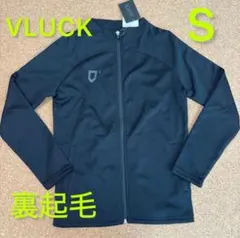 Sサイズ　長袖サッカーウェア　裏起毛ジャージ　DRY機能付き　黒