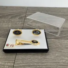 3F 希少 証紙付 2001年 新世紀みやぎ国体 記念タイピン カフスセット