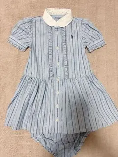 【新品未使用】Ralph Lauren ベビー　シャツワンピース