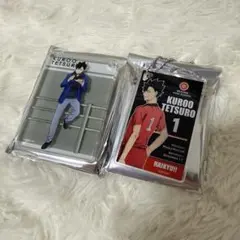 ハイキュー!! 黒尾鉄朗 はふはふ マグネットキーホルダー アクリルキーホルダーのサムネイル
