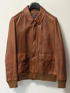 Ralph Lauren Purple Label レザージャケット A2 RALPH LAUREN PURPLE LABEL Motorcycle Leather Jacket Large Black