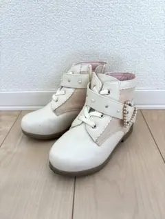 ブーツ　ショートブーツ　ガールズ　19センチ