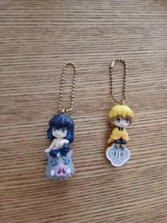 鬼滅の刃　善逸　伊之助　キーホルダー　セット