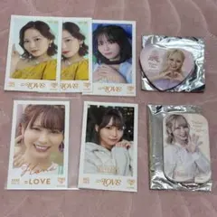 ＝LOVE 大場花菜 ミニフォトカード 缶バッジ