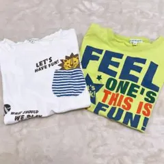 半袖Tシャツ　２枚セット　130 サンカンシオンのサムネイル