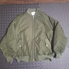 MA-1スタイルジャケット オリーブグリーン